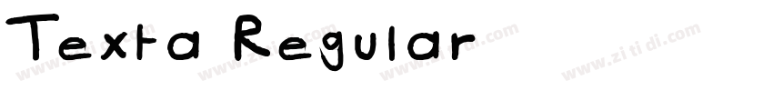Texta Regular 8字体转换
